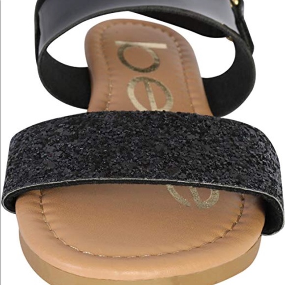 Bebe Sandals w/ Chunky Glitter Strap 3 Girls - Picture 5 of 8